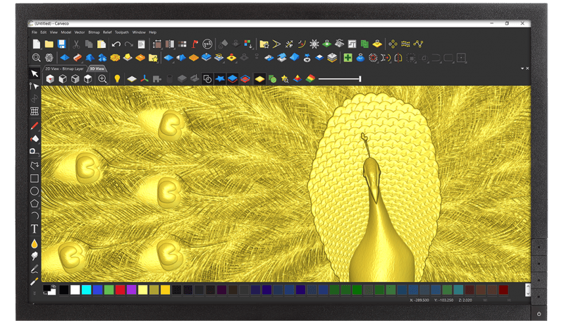 Carveco 3d design on subcription