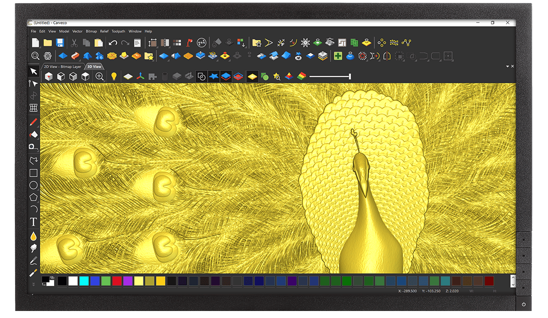 Carveco 3d design on subcription