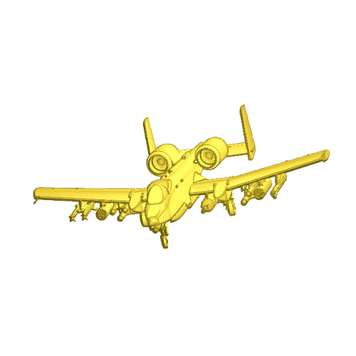 Tomcat fighter plane relief model