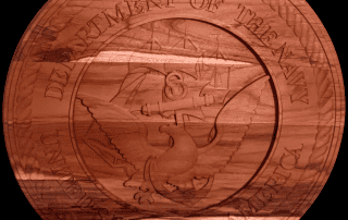 Navy plaque by Full Steam designs
