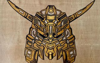 BHL woods makes custom inlay cutting board with Carveco Maker