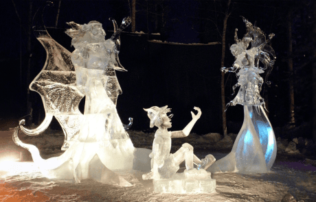 'Star Light Star Bright' - ice sculpture by Jim Duggan at the 2011 World Ice Art Championships that won 4th Place