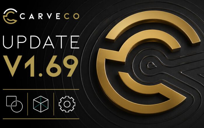 Carveco update graphic for v1.69 release