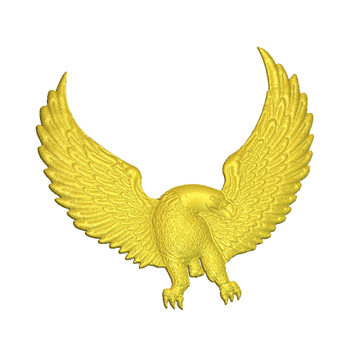 rc-7 Eagle flying relief model