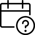 Calendar and question mark