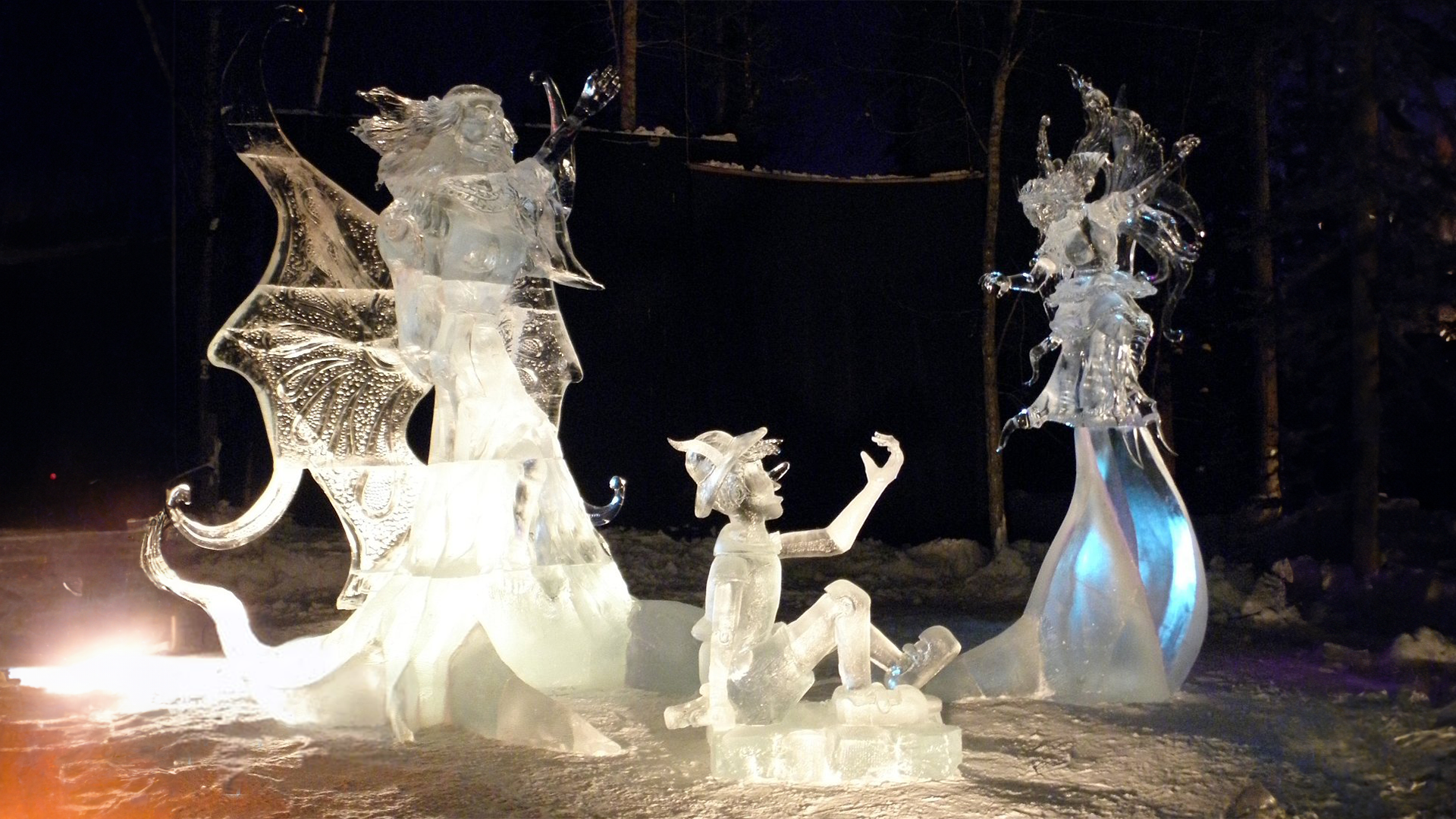 ‘Star Light Star Bright’ – 4th Place 'Star Light Star Bright' - ice sculpture by Jim Duggan at the 2011 World Ice Art Championships that won 4th Place